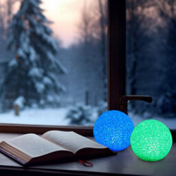 Urbn-Living 7.5Cm Led Colour Changing Ball Light - thumbnail 1
