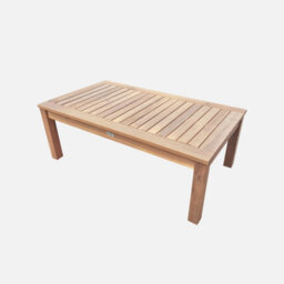 Sweeek - 4-Seater Wooden Garden Sofa Set Ushuaia Natural 123X82.7X74.6 Cm - thumbnail 4