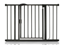 Bettacare Auto Close Pet Gate, 103.8Cm - 110.8Cm, Matt Black, Pressure Fit Stair Gate For Dog & Puppy - thumbnail 1