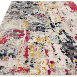 Multicolour Modern Abstract 9mm Thick Stain-Resistant Rug For Bedroom, & Dining Room, Easy To Clean Rug-80Cm X 150Cm - thumbnail 4