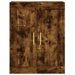 Berkfield Wall Mounted Cabinet Smoked Oak 69.5X34X90 Cm Engineered Wood - thumbnail 7