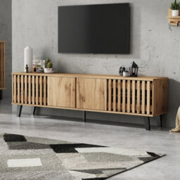 Btm 2-Piece Tv Unit Set, 180Cm Tv Stand And 150Cm Sideboard, White - thumbnail 6