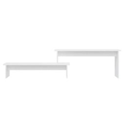 Berkfield Tv Cabinet White 180X30X43 Cm Engineered Wood - thumbnail 4