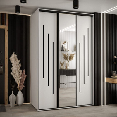 Arte Bright White Cannes Ix Sliding Door Wardrobe 150Cm - Clean, Custom Storage - image 1
