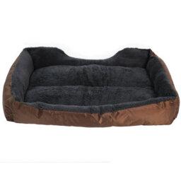 Actiaspet Faux Fur Pet Bed Brown/grey Large - thumbnail 6