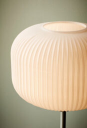 Nordlux Milford Metal Floor Lamp Hand Blown Glass White,mains - thumbnail 4