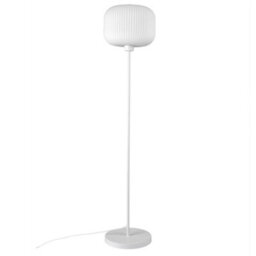 Nordlux Milford Metal Floor Lamp Hand Blown Glass White,mains - thumbnail 2