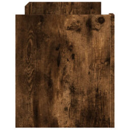 Berkfield Durable Tv Cabinet Smoked Oak 100X35X40 Cm Engineered Wood - thumbnail 5