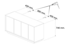 FurniComp LTD Furnicomp Glacia 4 Door 180Cm White Marble Effect Sideboard - thumbnail 5