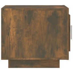 Berkfield Coffee Table Smoked Oak 51X50X45 Cm Engineered Wood - thumbnail 4