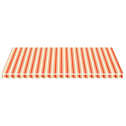 Berkfield Replacement Fabric For Awning Yellow And Orange 5X3 M - thumbnail 3