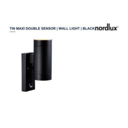 Nordlux Tin Outdoor Metal Wall Light Motion Sensor Black,mains - thumbnail 3