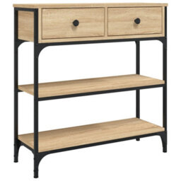 Vidaxl Console Table Sonoma Oak 72.5X25X75 Cm Engineered Wood - thumbnail 2