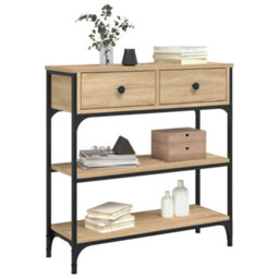 Vidaxl Console Table Sonoma Oak 72.5X25X75 Cm Engineered Wood - thumbnail 3