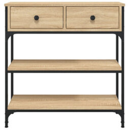 Vidaxl Console Table Sonoma Oak 72.5X25X75 Cm Engineered Wood - thumbnail 6
