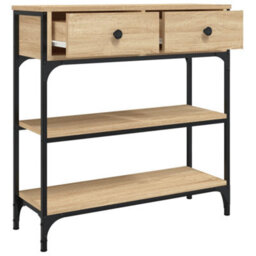 Vidaxl Console Table Sonoma Oak 72.5X25X75 Cm Engineered Wood - thumbnail 5