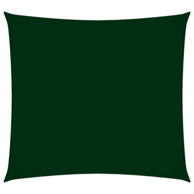 Berkfield Sunshade Sail Oxford Fabric Square 5X5 M Dark Green - image 1
