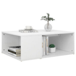 Berkfield Modern Coffee Table White 90X67X33 Cm Engineered Wood - thumbnail 5