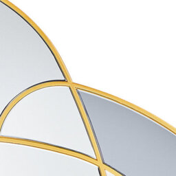 Beliani Wall Mirror Tailly 99 Cm 89 Cm Gold - thumbnail 5