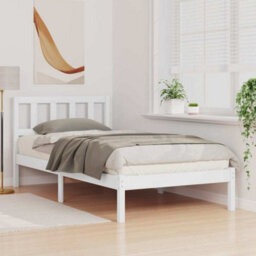Berkfield Modern With Headboard Brown 100 X 200 Cm Solid Pine Wood - thumbnail 4