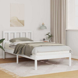 Berkfield Modern With Headboard Brown 100 X 200 Cm Solid Pine Wood - thumbnail 2