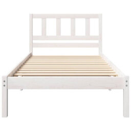 Berkfield Modern With Headboard Brown 100 X 200 Cm Solid Pine Wood - thumbnail 5