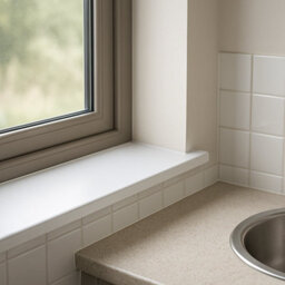 Eurocell White 1.75M Upvc Capping Board 100mm Depth X 9mm Thick  Window Sill Cover  1 Pack - thumbnail 3