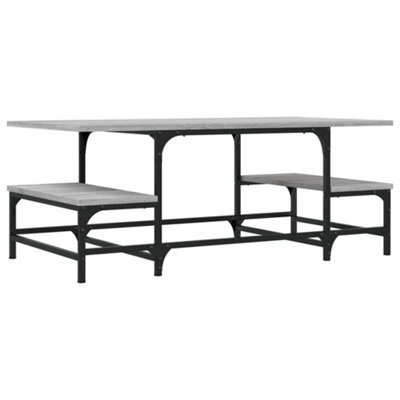 Berkfield Durable Coffee Table Grey Sonoma 100X50.5X40 Cm Engineered Wood - image 1