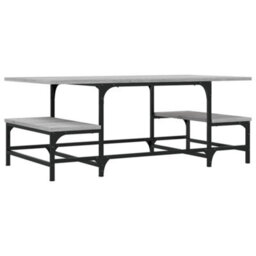 Berkfield Durable Coffee Table Grey Sonoma 100X50.5X40 Cm Engineered Wood - thumbnail 1