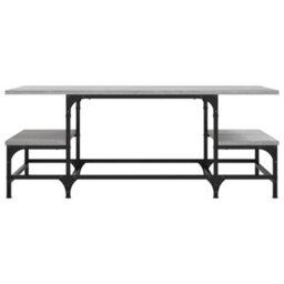 Berkfield Durable Coffee Table Grey Sonoma 100X50.5X40 Cm Engineered Wood - thumbnail 4