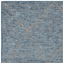 Teal Geometric Modern Rug Easy To Clean Living Room And Bedroom-160Cm X 230Cm - thumbnail 2