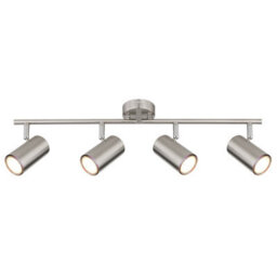 Luminosa Lighting Luminosa Allvi Ceiling Spotlight Bar Nickel Matt 4X Gu10 - thumbnail 3