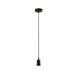CGC Lighting Cgc Cassie Black 1.5M Adjustable E27 Ceiling Pendant And Matching Ceiling Rose - thumbnail 3