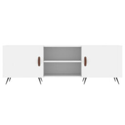 Berkfield Tv Cabinet White 150X30X50 Cm Engineered Wood - thumbnail 5