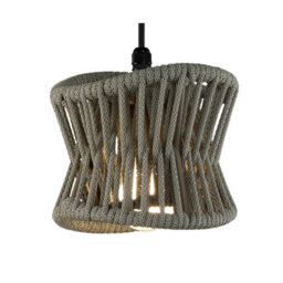 Luminosa Lighting Luminosa Polinesia 19Cm Pendant, 1 X E27, Ip44, Beige Oscu - thumbnail 8