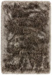Grey Handmade , Luxurious , Modern , Plain , Shaggy , Sparkle Easy To Clean Rug For Living Room, Bedroom - 70Cm X 140Cm - thumbnail 1