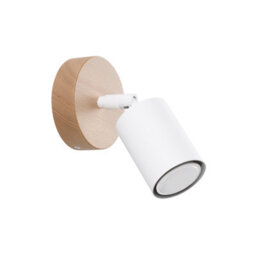 Sollux Lighting Verdo Steel/wood White/wood 1 Lights Modern Wall Light - thumbnail 3