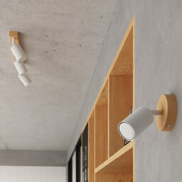 Sollux Lighting Verdo Steel/wood White/wood 1 Lights Modern Wall Light - thumbnail 7