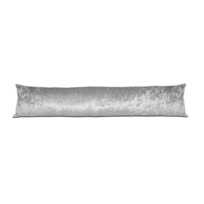 Lancashire Textiles Hollowfibre Filling (85 X 20Cm) Silver Chenille Draught Stopper Excluder - image 1