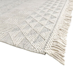 Natural Geometric Kilim Luxurious Modern Wool Moroccan Handmade Rug For Living Room And Bedroom-160Cm X 220Cm - thumbnail 5