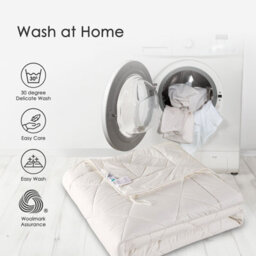 Homescapes Premium Heavy Wool Duvet - Warm & Washable - Double - thumbnail 6