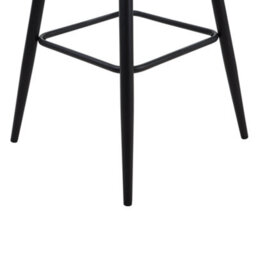 Beliani Set Of 2 Darien Bar Stools With Armrests & Footrest, Fabric, Blue - thumbnail 9