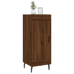 Berkfield Modern Sideboard Brown Oak 34.5X34X90 Cm Engineered Wood - thumbnail 3