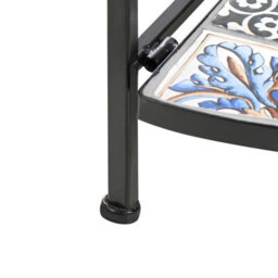 Beliani Shelving Unit Favara Metal 43 Cm 32 Cm Black - thumbnail 8