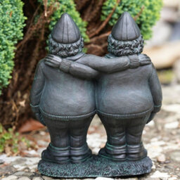Alice In Wonderland Statues Set 3 Resin Garden Ornament Queen Of Hearts Rabbit Ro-148/149/150 - thumbnail 6