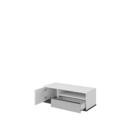Arte Contemporary And Durable Imola Tv Cabinet In White Matt (H)40Cm (W)120Cm (D)50Cm - Ideal For Contemporary Living Spaces - thumbnail 2