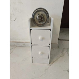 20Cm Slim Bedside Table End Side Cabinet With Drawer Nightstand - thumbnail 5