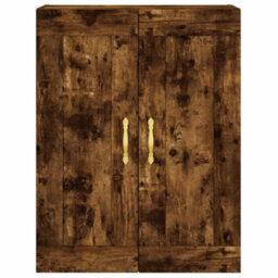 Berkfield Wall Mounted Cabinet Smoked Oak 69.5X34X90 Cm Engineered Wood - thumbnail 7