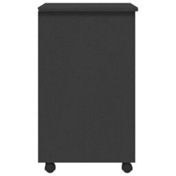Walplus Rolling Cabinet With Drawers Moss Grey Solid Wood Pine - thumbnail 6