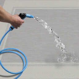 Homeart Outdoor Rugs Easy Cleaning Area Rugs For Balcony,garden,picnic,uv Weather Resistant  Grey Cream, 200 X 290 Cm - thumbnail 4